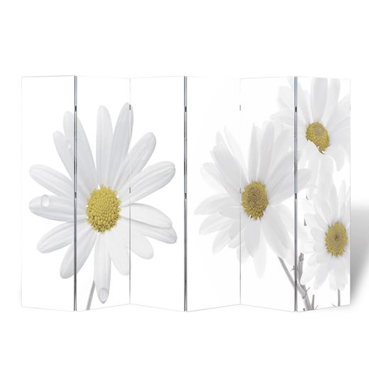 Raumteiler klappbar 240 x 170 cm Blume