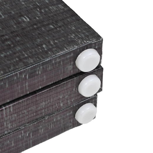 Raumteiler klappbar 120 x 170 cm Federn Schwarz-Wei