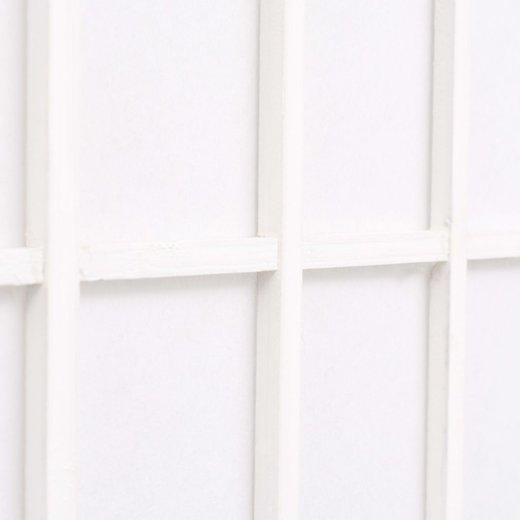6-tlg. Raumteiler Japanischer Stil Klappbar 240 x 170 cm Wei