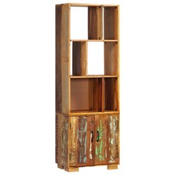 Bcherregal 60x35x180 cm Altholz Massiv