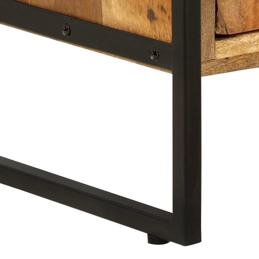 Bcherregal 4 Ebenen 124x30x180 cm Altholz Massiv