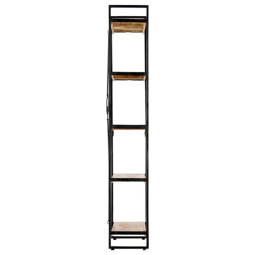 Bcherregal 5 Fcher 60 x 30 x 180 cm Mango Massivholz
