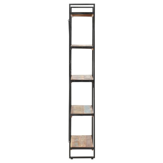 Bcherregal 5 Fcher 90x30x180 cm Altholz Massiv