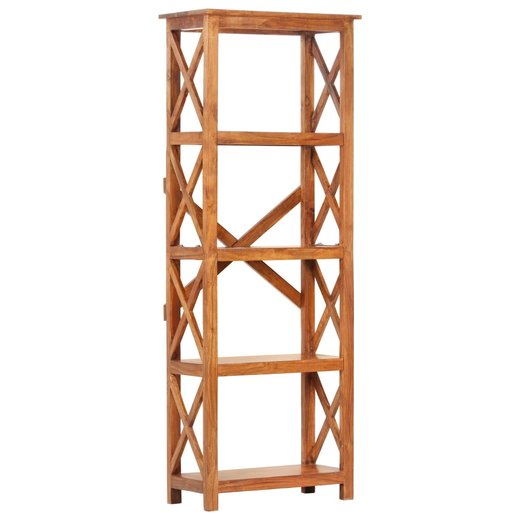 Bcherregal 60x30x180 cm Akazie Massivholz Palisander-Finish