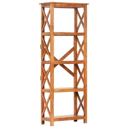 Bcherregal 60x30x180 cm Akazie Massivholz Palisander-Finish