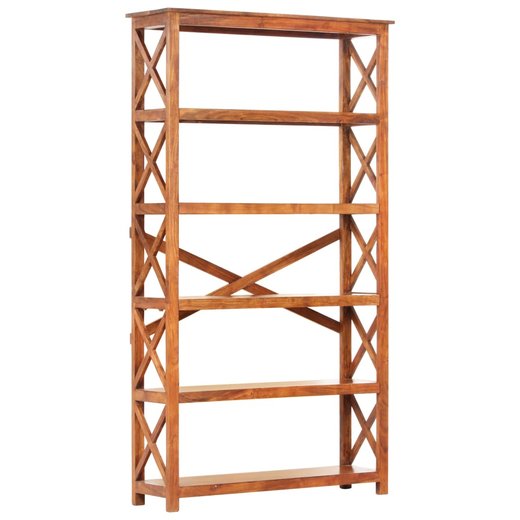 Bcherregal 100x30x180 cm Akazie Massivholz Palisander-Finish