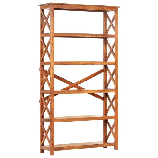Bcherregal 100x30x180 cm Akazie Massivholz Palisander-Finish