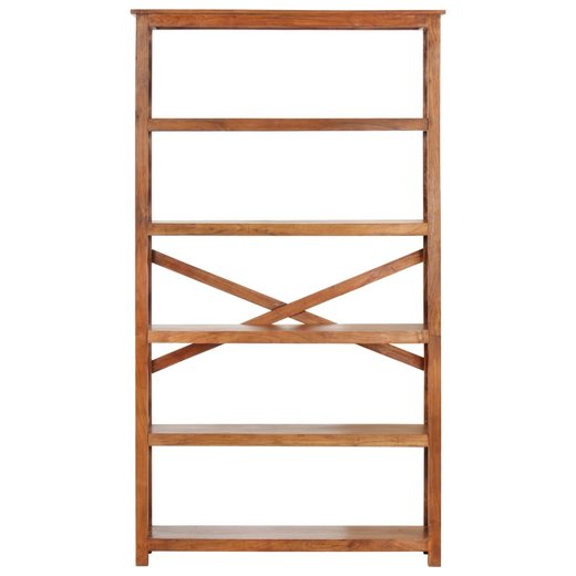 Bcherregal 100x30x180 cm Akazie Massivholz Palisander-Finish