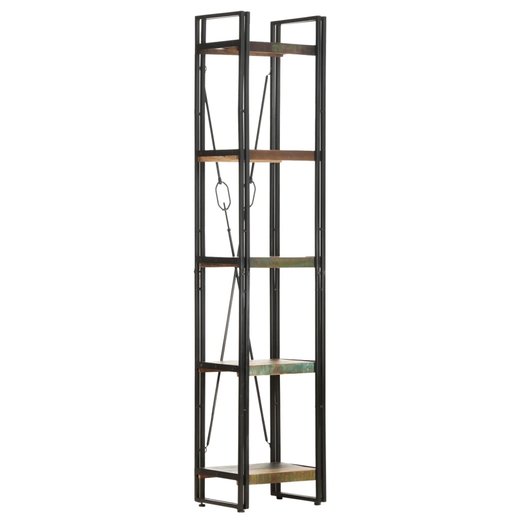 Bcherregal 5 Fcher 40x30x180 cm Altholz Massiv
