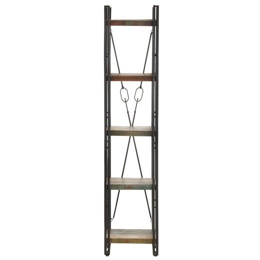 Bcherregal 5 Fcher 40x30x180 cm Altholz Massiv