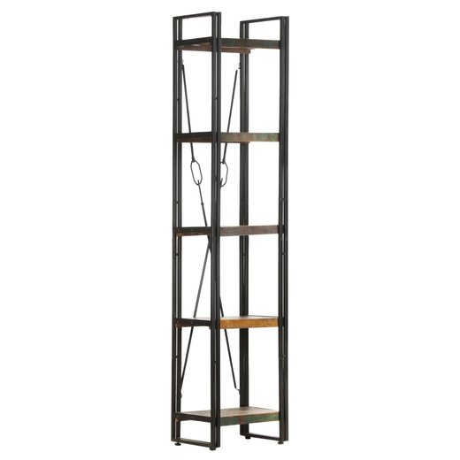 Bcherregal 5 Fcher 40x30x180 cm Altholz Massiv