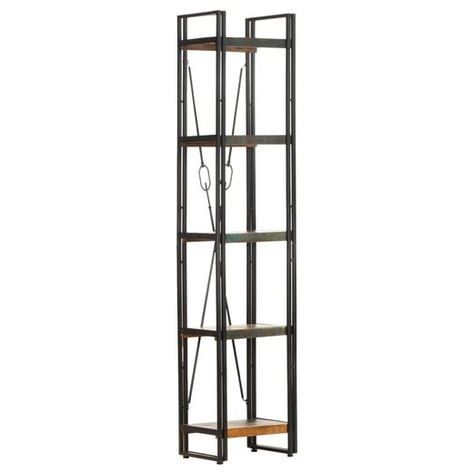 Bcherregal 5 Fcher 40x30x180 cm Altholz Massiv