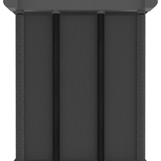 Wrfel-Regal mit Boxen 15 Fcher Grau 103x30x175,5 cm Stoff