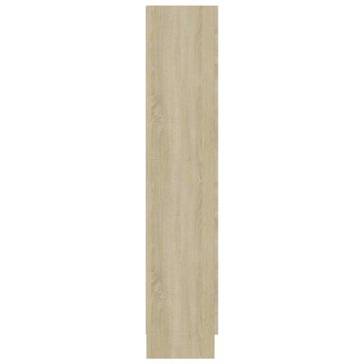Bcherregal Sonoma-Eiche 82,5x30,5x150 cm Spanplatte