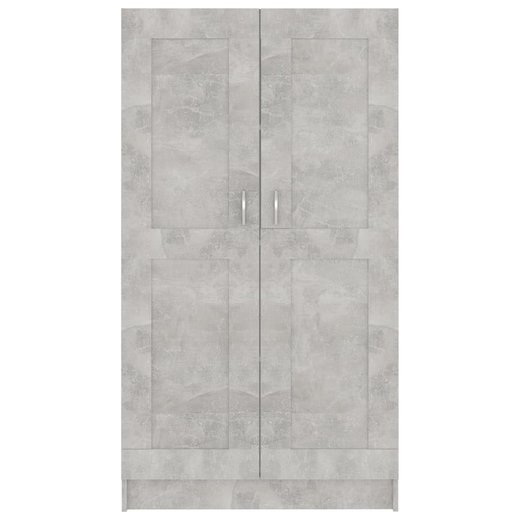 Bcherregal Betongrau 82,5x30,5x150 cm Spanplatte