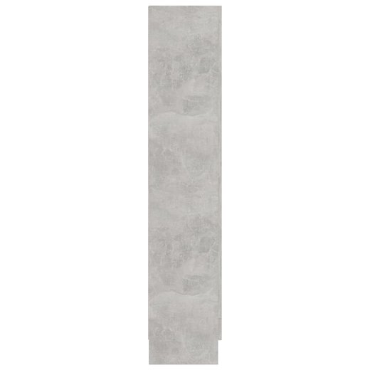 Bcherregal Betongrau 82,5x30,5x150 cm Spanplatte