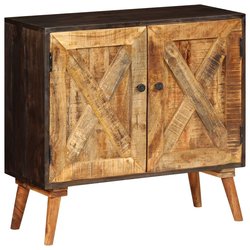 Sideboard aus massivem Mangoholz 85x30x75 cm