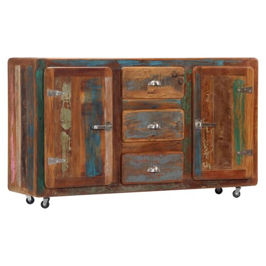 Sideboard 150x43x86 cm Altholz Massiv