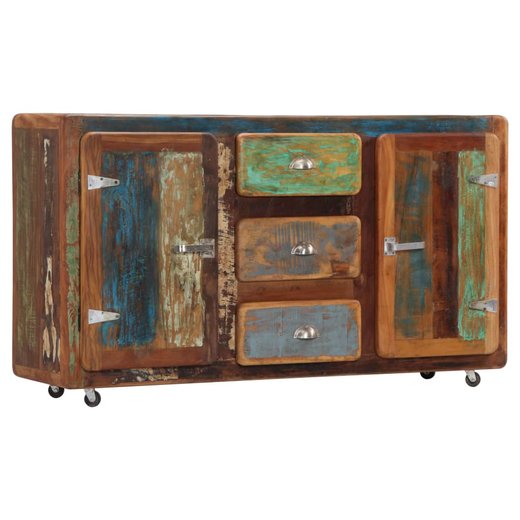 Sideboard 150x43x86 cm Altholz Massiv