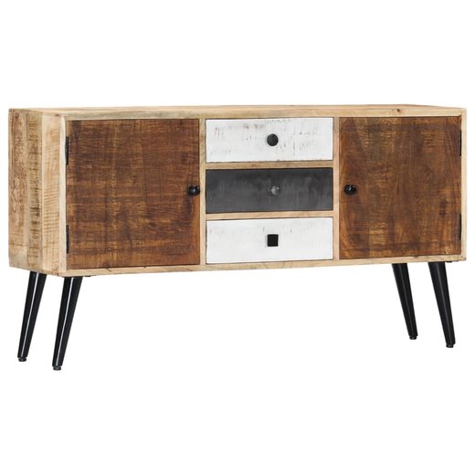 Sideboard 118x30x62 cm Massivholz Mango