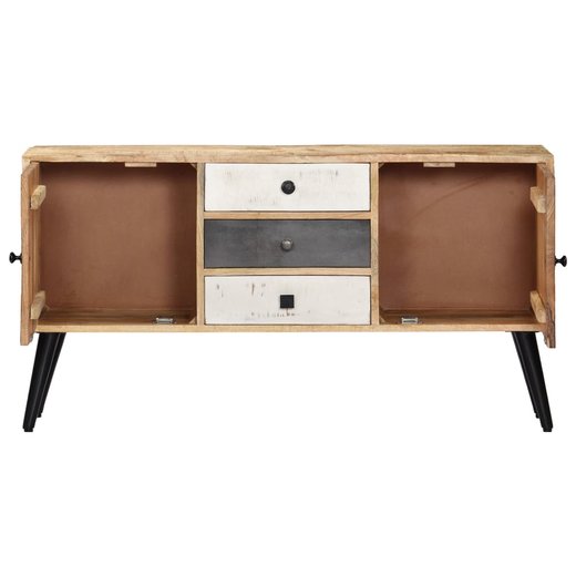 Sideboard 118x30x62 cm Massivholz Mango