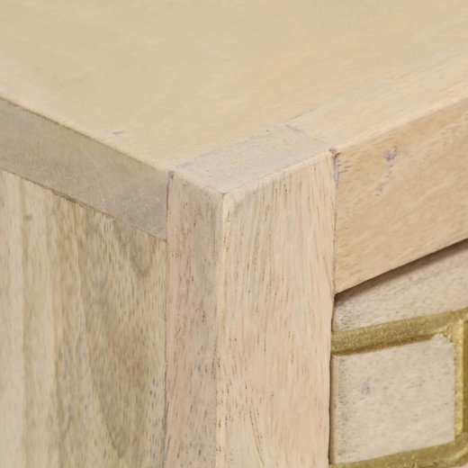 Konsolentisch Golden 90  30  75 cm Massivholz Mango