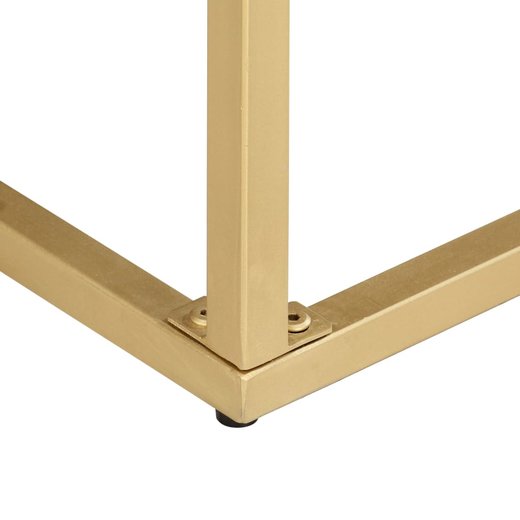 Konsolentisch Golden 90  30  75 cm Massivholz Mango