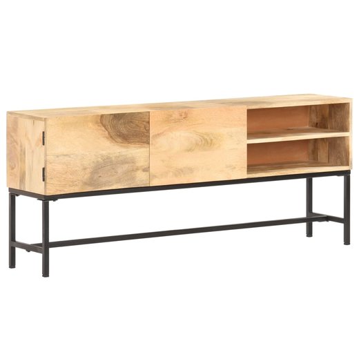 Sideboard 145x30x60 cm Mango Massivholz