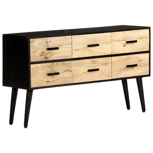 Sideboard 110x33x64 cm Massivholz Mango