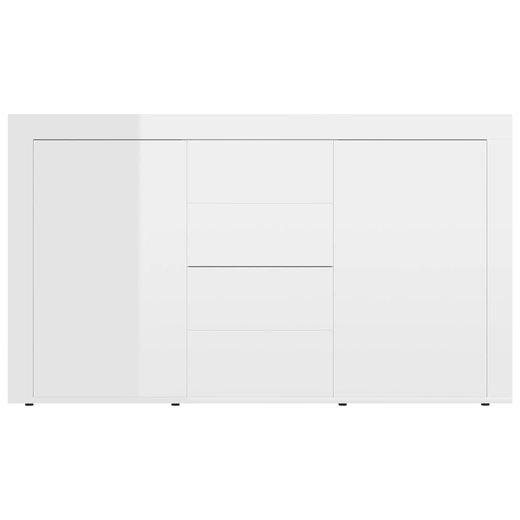 Sideboard Hochglanz-Wei 1203669 cm Spanplatte