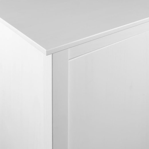 Kleiderschrank mit 3 Tren Hill Range Wei 127x50x170 cm Kiefer