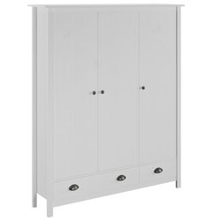 Kleiderschrank mit 3 Tren Hill Range Wei 127x50x170 cm...