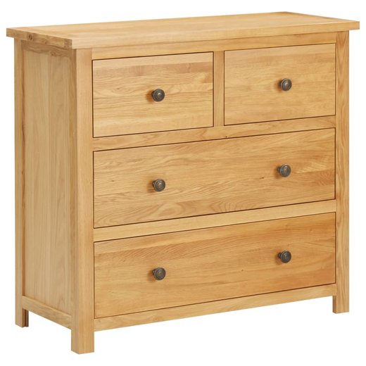Kommode 803575 cm Massivholz Eiche