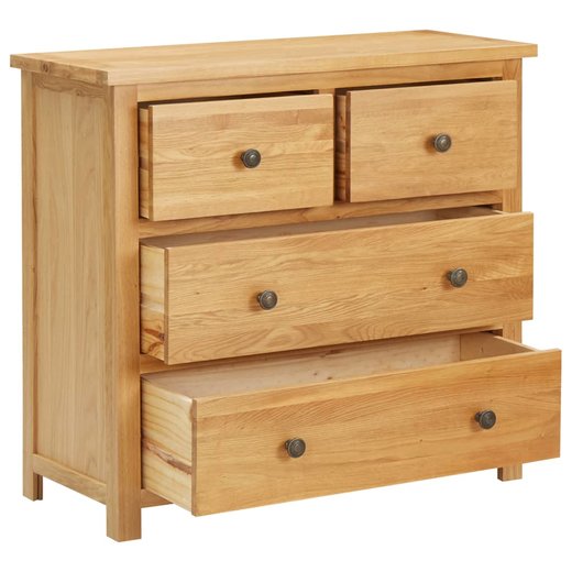 Kommode 803575 cm Massivholz Eiche