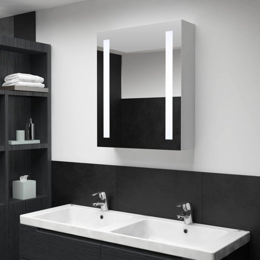 LED-Bad-Spiegelschrank 50 x 13 x 70 cm