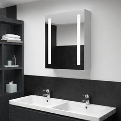 LED-Bad-Spiegelschrank 50 x 13 x 70 cm