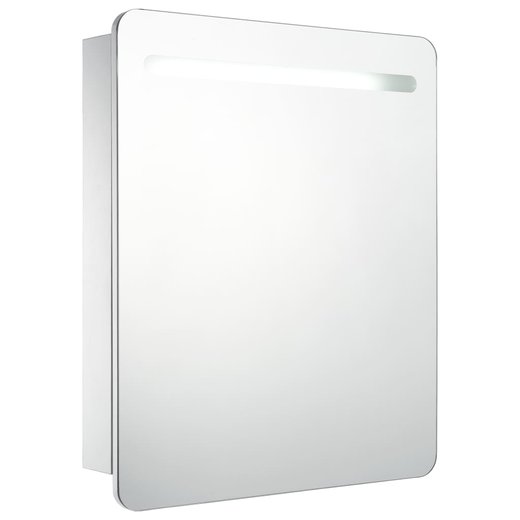 LED-Bad-Spiegelschrank 68 x 9 x 80 cm