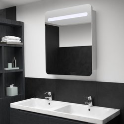 LED-Bad-Spiegelschrank 68 x 9 x 80 cm