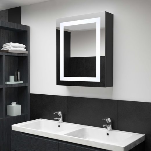 LED-Bad-Spiegelschrank 50x13x70 cm