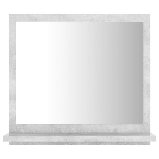 Badspiegel Betongrau 40x10,5x37 cm Spanplatte
