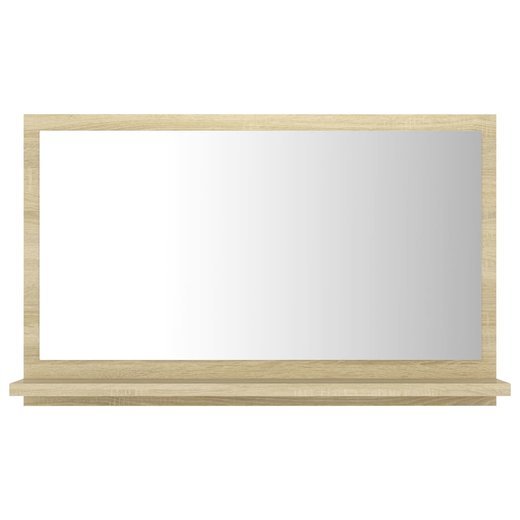 Badspiegel Sonoma-Eiche 60x10,5x37 cm Spanplatte