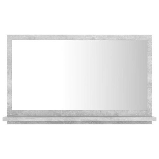 Badspiegel Betongrau 60x10,5x37 cm Spanplatte