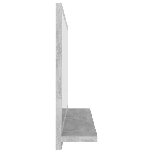 Badspiegel Betongrau 60x10,5x37 cm Spanplatte