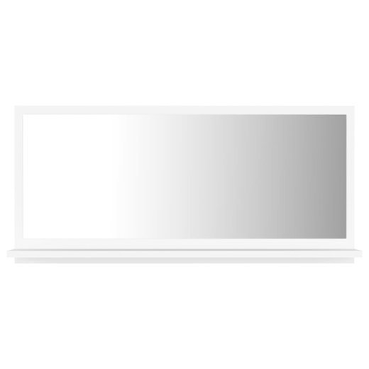 Badspiegel Wei 80x10,5x37 cm Spanplatte