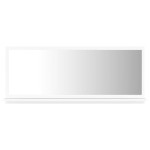 Badspiegel Wei 90x10,5x37 cm Spanplatte