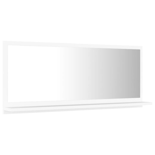 Badspiegel Wei 90x10,5x37 cm Spanplatte
