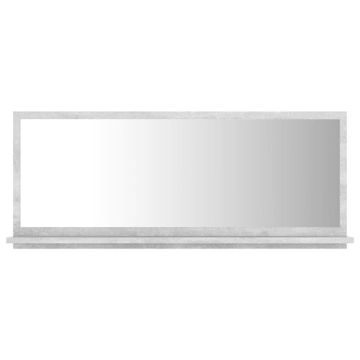 Badspiegel Betongrau 90x10,5x37 cm Spanplatte