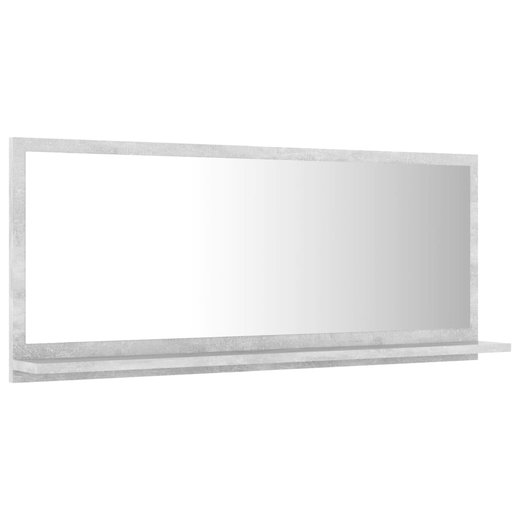Badspiegel Betongrau 90x10,5x37 cm Spanplatte