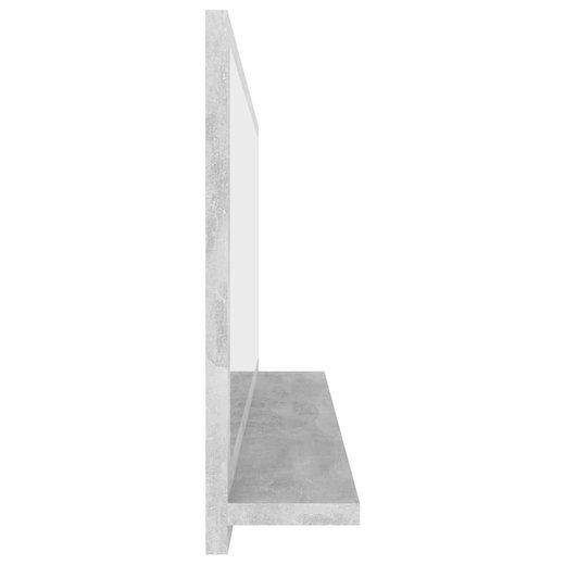 Badspiegel Betongrau 90x10,5x37 cm Spanplatte