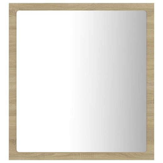 LED-Badspiegel Sonoma-Eiche 40x8,5x37 cm Spanplatte